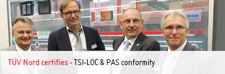 TÜV Nord certifies TSI-LOC & PAS conformity for the DEUTA REDBOX® family