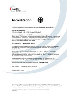 Accreditation Certificate
